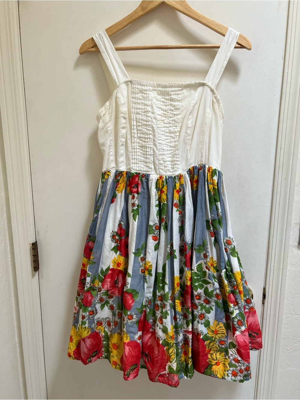 Vintage Anthropologie Carnation Lilly Lilly Rose Spring Flower Stand Dress